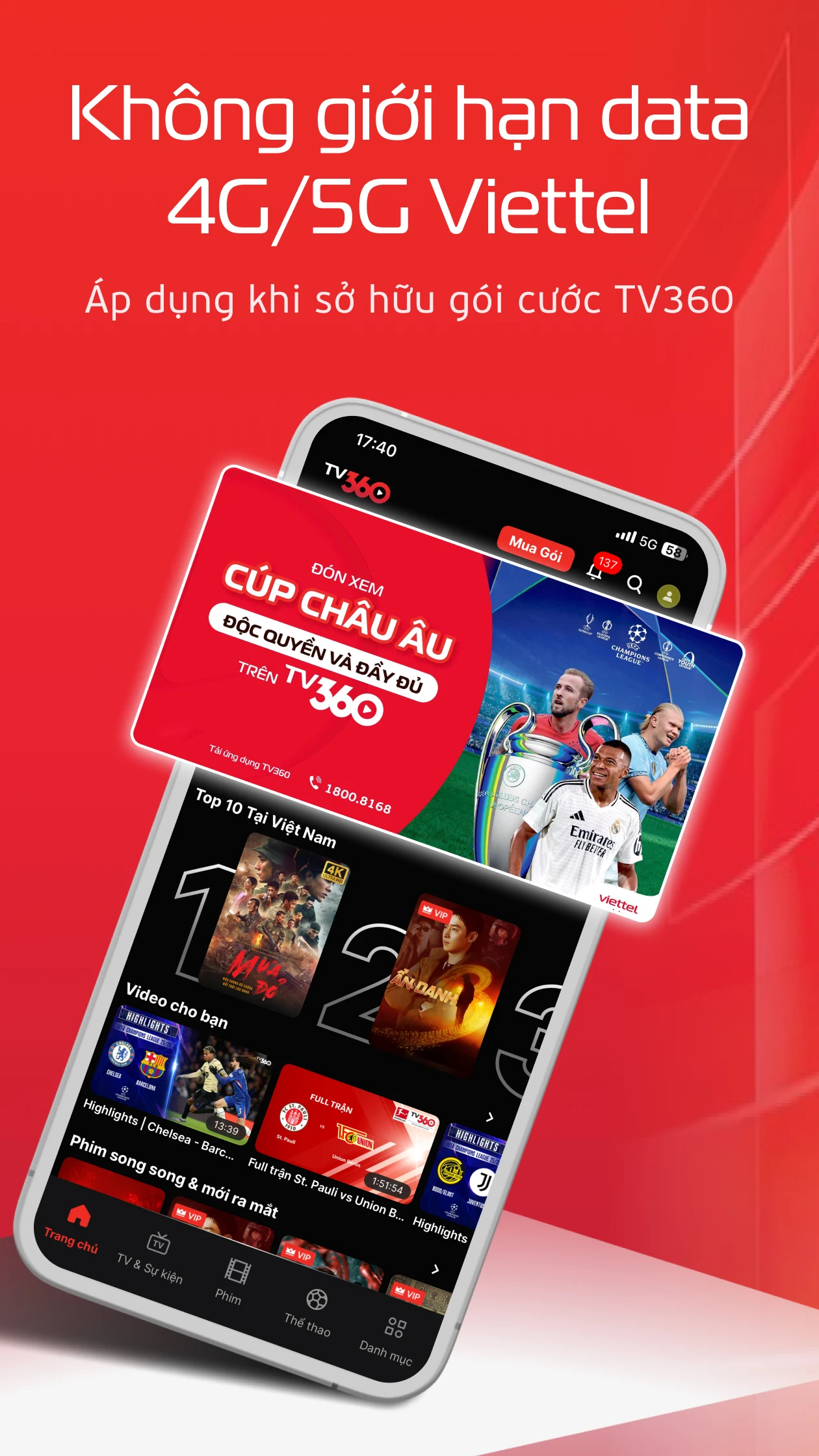 TV360: Phim, Thể Thao, Show screenshot